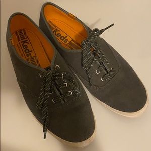 Slate grey suede Keds size 10